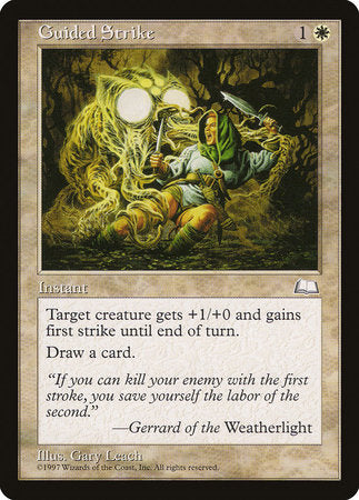 Guided Strike [Weatherlight] | Jomio and Rueliete's Cards and Comics