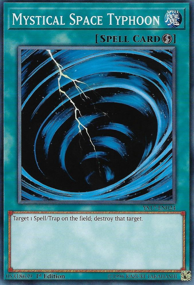 Mystical Space Typhoon [YS17-EN024] Common | Jomio and Rueliete's Cards and Comics