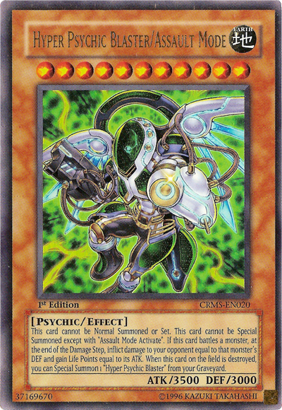 Hyper Psychic Blaster/Assault Mode [CRMS-EN020] Ultra Rare | Jomio and Rueliete's Cards and Comics