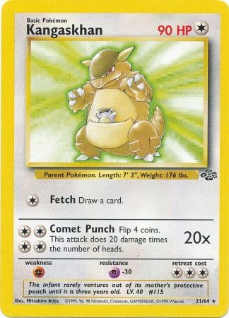 Kangaskhan (21/64) [Jungle Unlimited] | Jomio and Rueliete's Cards and Comics