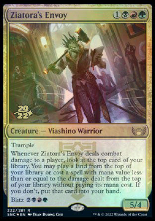 Ziatora's Envoy [Streets of New Capenna Prerelease Promos] | Jomio and Rueliete's Cards and Comics