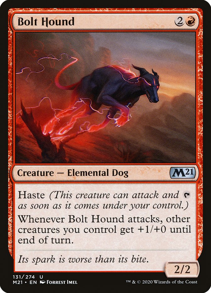 Bolt Hound [Core Set 2021] | Jomio and Rueliete's Cards and Comics