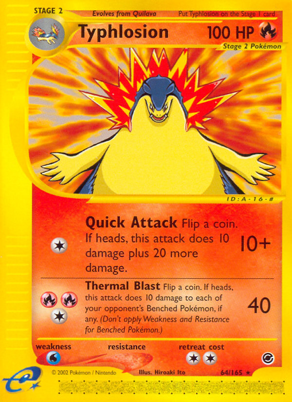 Typhlosion (64/165) [Expedition: Base Set] | Jomio and Rueliete's Cards and Comics