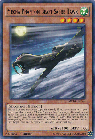 Mecha Phantom Beast Sabre Hawk [MP14-EN149] Common | Jomio and Rueliete's Cards and Comics