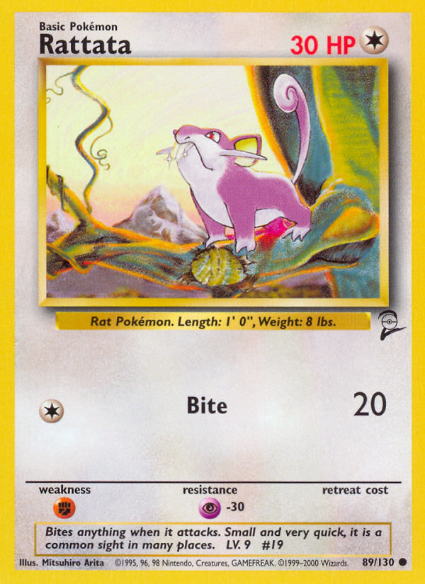 Rattata (89/130) [Base Set 2] | Jomio and Rueliete's Cards and Comics