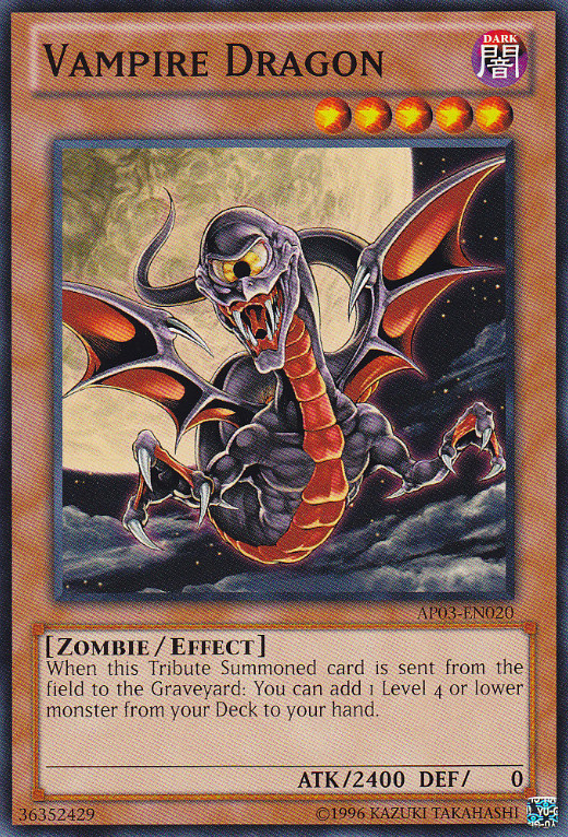 Vampire Dragon [AP03-EN020] Common | Jomio and Rueliete's Cards and Comics