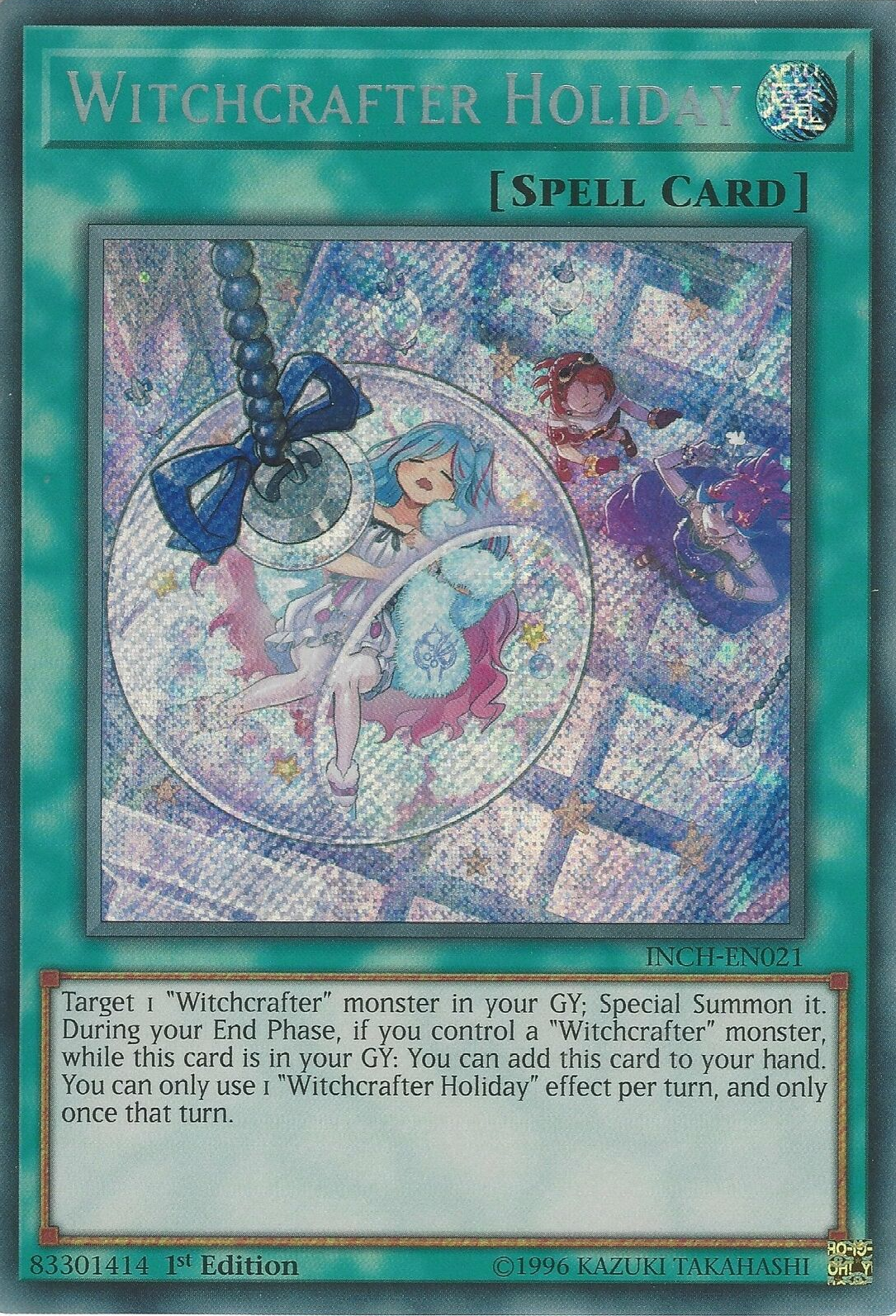 Witchcrafter Holiday [INCH-EN021] Secret Rare | Jomio and Rueliete's Cards and Comics