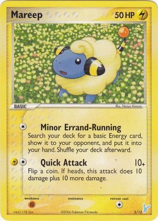 Mareep (5/12) [EX: Trainer Kit 2 - Minun] | Jomio and Rueliete's Cards and Comics