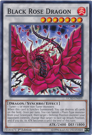 Black Rose Dragon [LC5D-EN099] Common | Jomio and Rueliete's Cards and Comics