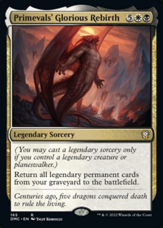 Primevals' Glorious Rebirth [Dominaria United Commander] | Jomio and Rueliete's Cards and Comics