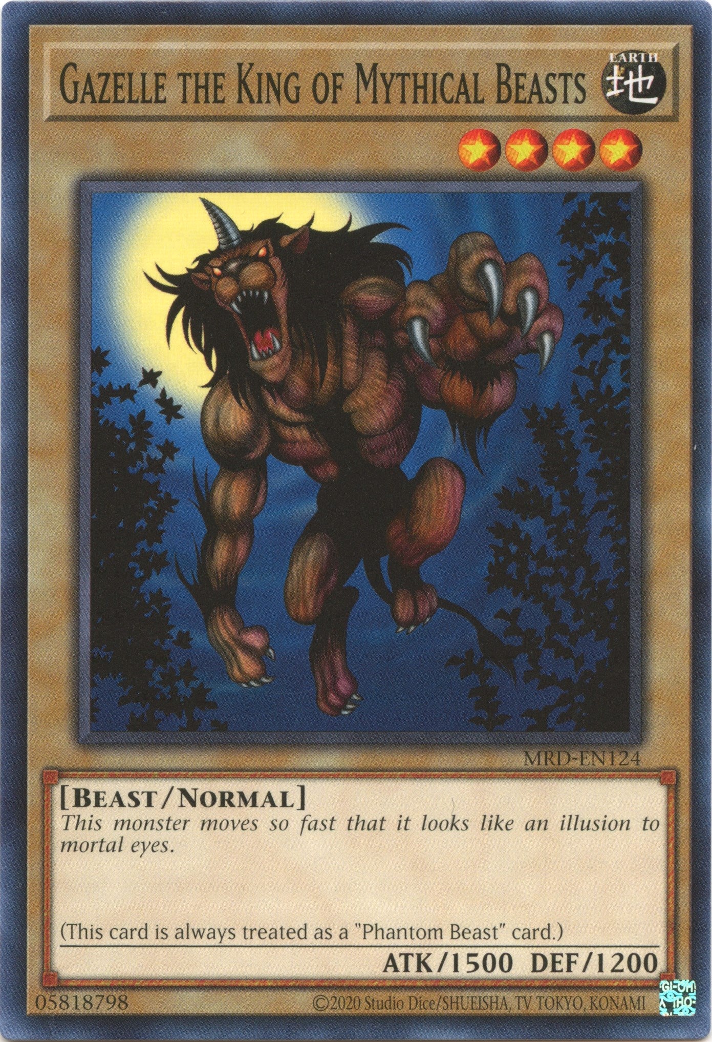 Gazelle the King of Mythical Beasts (25th Anniversary) [MRD-EN124] Common | Jomio and Rueliete's Cards and Comics