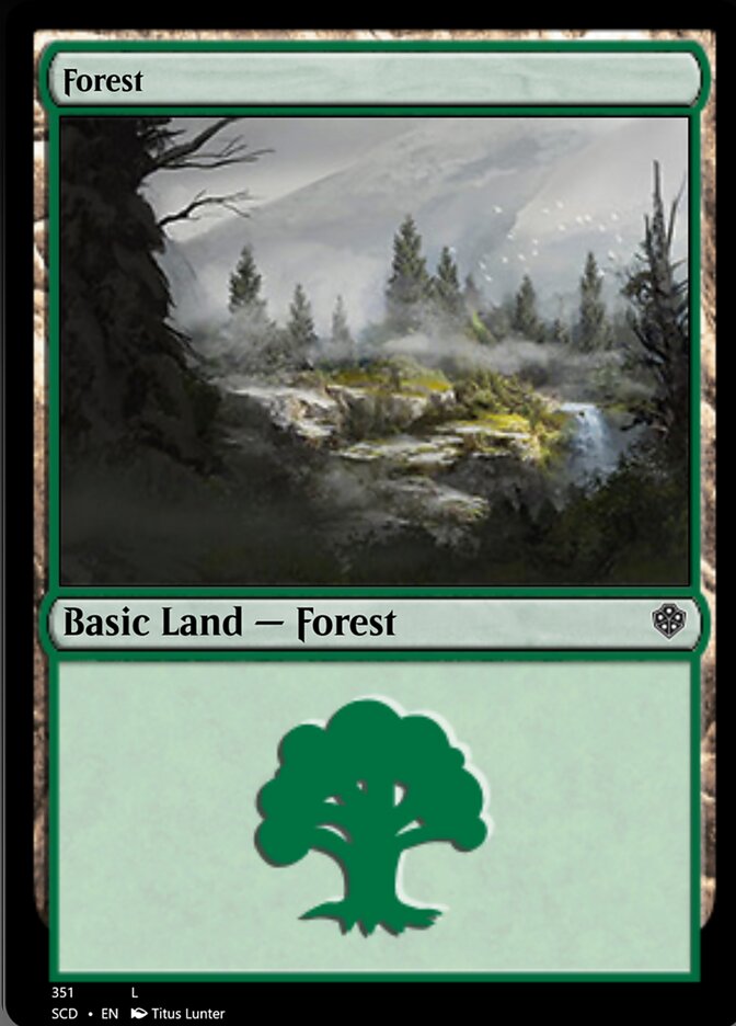 Forest (351) [Starter Commander Decks] | Jomio and Rueliete's Cards and Comics