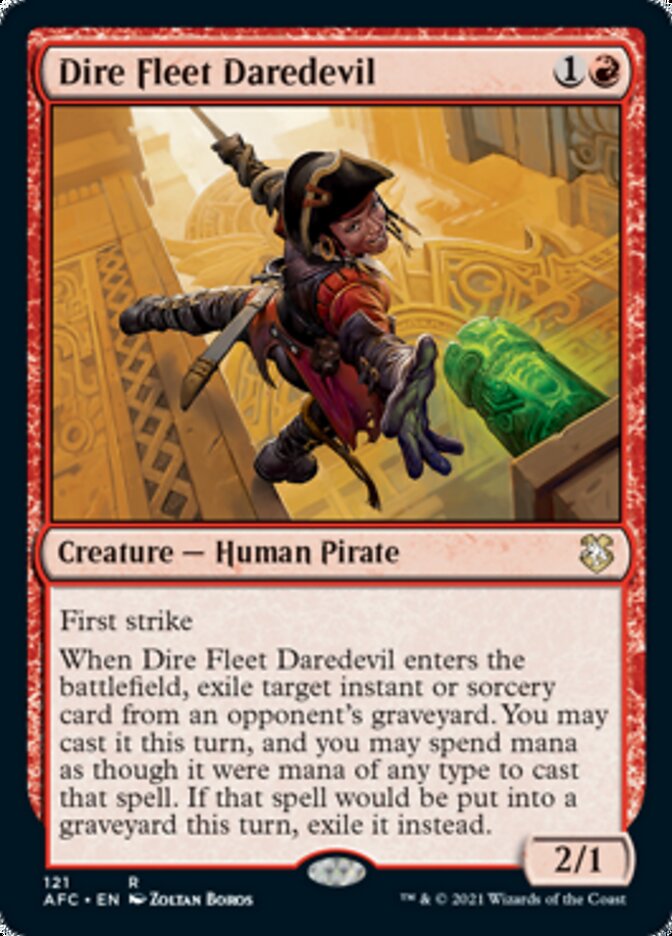 Dire Fleet Daredevil [Dungeons & Dragons: Adventures in the Forgotten Realms Commander] | Jomio and Rueliete's Cards and Comics