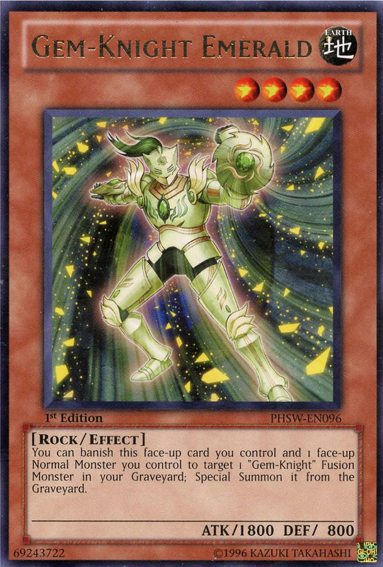 Gem-Knight Emerald [PHSW-EN096] Rare | Jomio and Rueliete's Cards and Comics