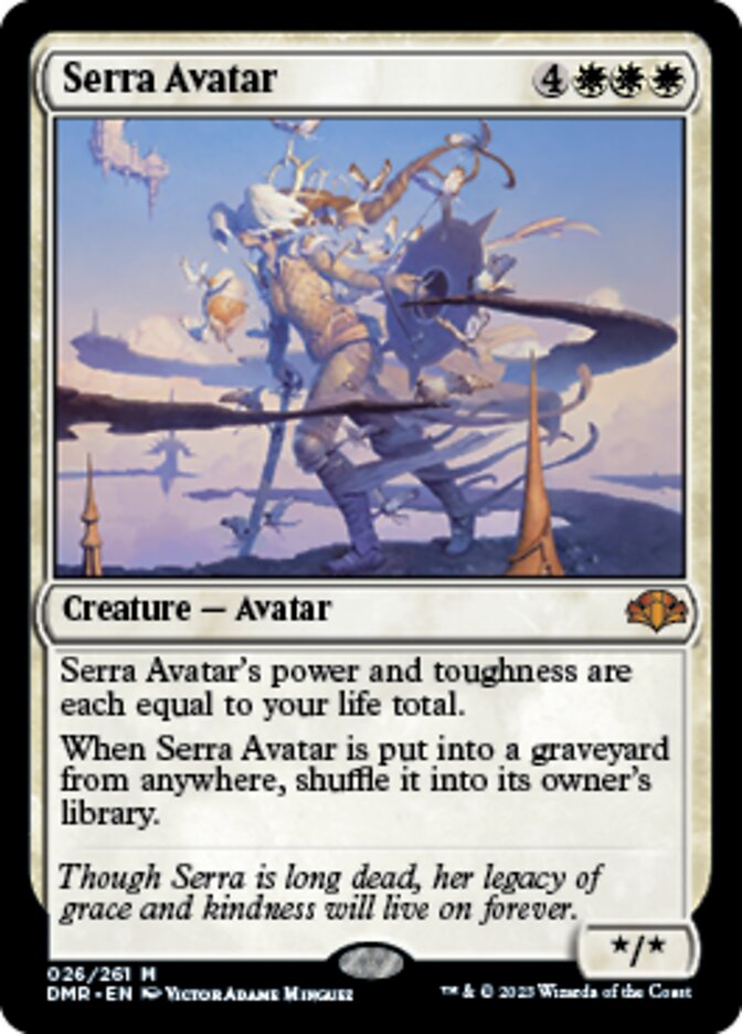 Serra Avatar [Dominaria Remastered] | Jomio and Rueliete's Cards and Comics