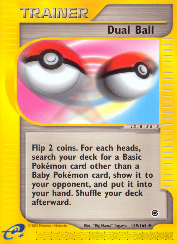 Dual Ball (139/165) [Expedition: Base Set] | Jomio and Rueliete's Cards and Comics