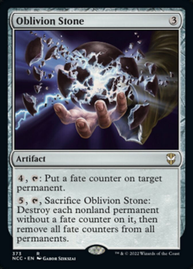 Oblivion Stone [Streets of New Capenna Commander] | Jomio and Rueliete's Cards and Comics