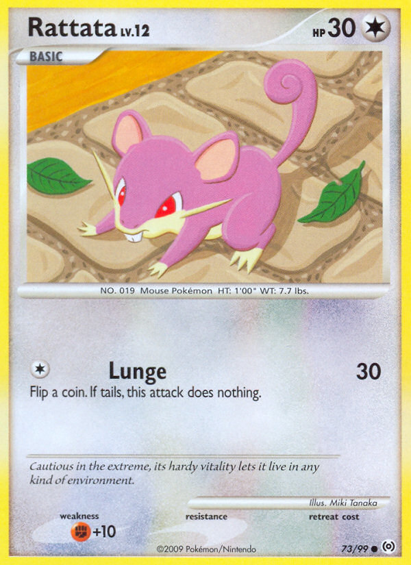 Rattata (73/99) [Platinum: Arceus] | Jomio and Rueliete's Cards and Comics