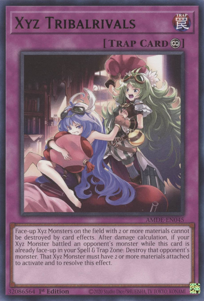 Xyz Tribalrivals [AMDE-EN045] Rare | Jomio and Rueliete's Cards and Comics
