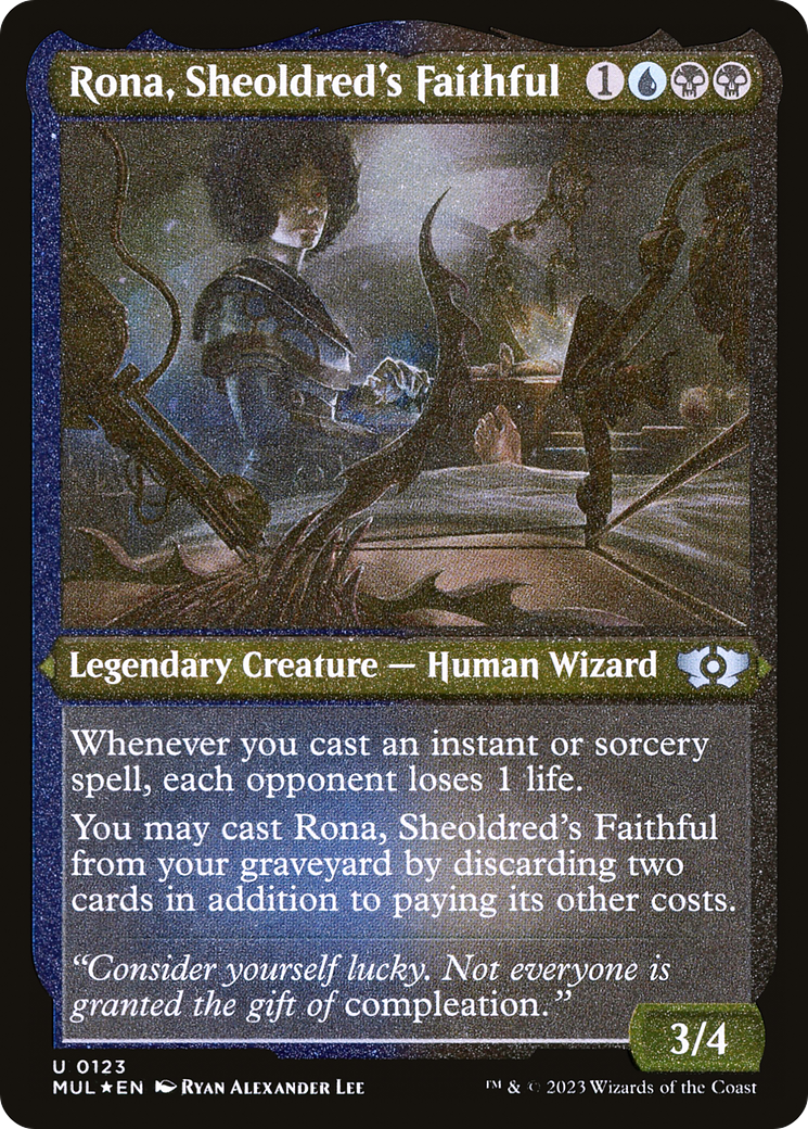 Rona, Sheoldred's Faithful (Foil Etched) [Multiverse Legends] | Jomio and Rueliete's Cards and Comics
