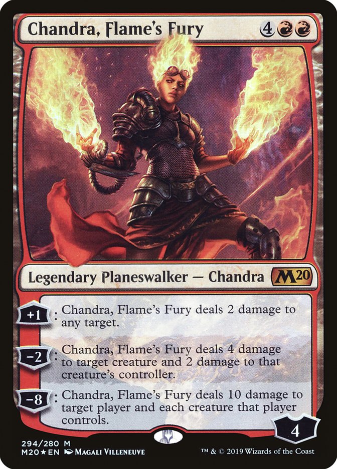 Chandra, Flame's Fury [Core Set 2020] | Jomio and Rueliete's Cards and Comics