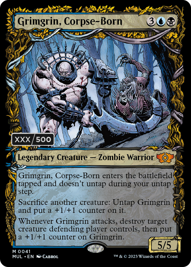 Grimgrin, Corpse-Born (Serialized) [Multiverse Legends] | Jomio and Rueliete's Cards and Comics
