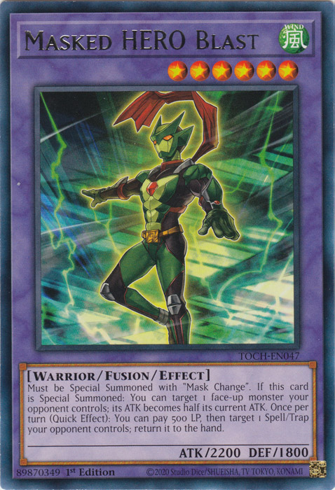 Masked HERO Blast [TOCH-EN047] Rare | Jomio and Rueliete's Cards and Comics
