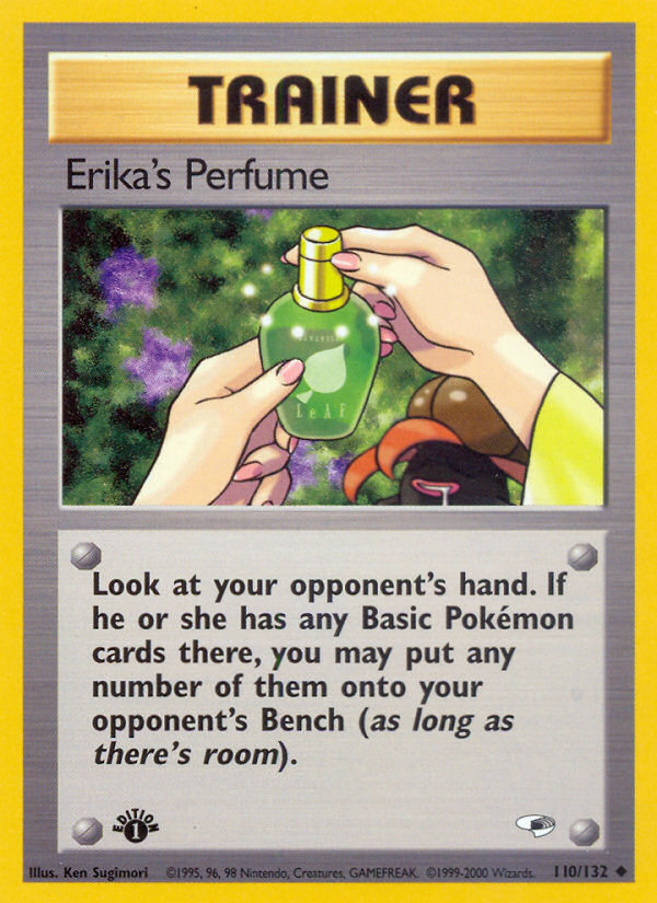 Erika's Perfume (110/132) [Gym Heroes 1st Edition] | Jomio and Rueliete's Cards and Comics