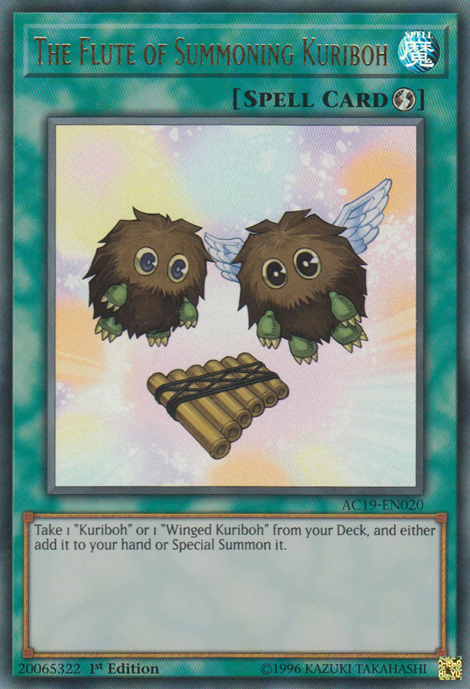 The Flute of Summoning Kuriboh [AC19-EN020] Ultra Rare | Jomio and Rueliete's Cards and Comics