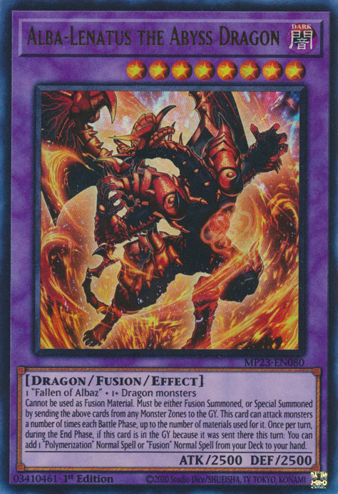 Alba-Lenatus the Abyss Dragon [MP23-EN080] Ultra Rare | Jomio and Rueliete's Cards and Comics