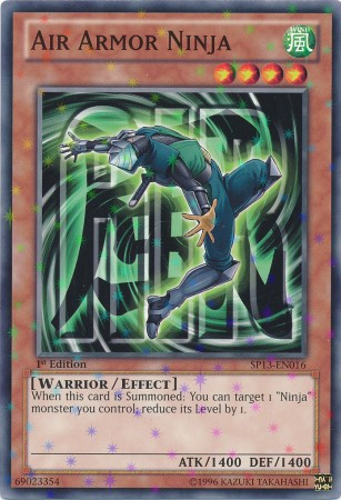 Air Armor Ninja [SP13-EN016] Starfoil Rare | Jomio and Rueliete's Cards and Comics