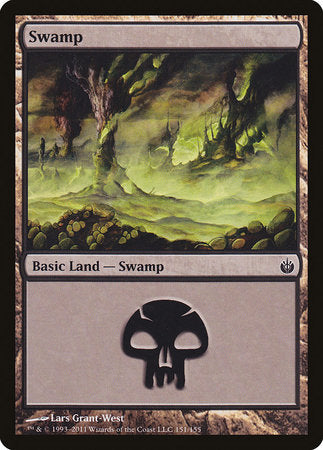 Swamp (151) [Mirrodin Besieged] | Jomio and Rueliete's Cards and Comics