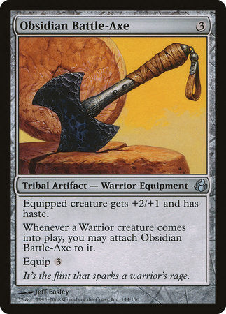 Obsidian Battle-Axe [Morningtide] | Jomio and Rueliete's Cards and Comics