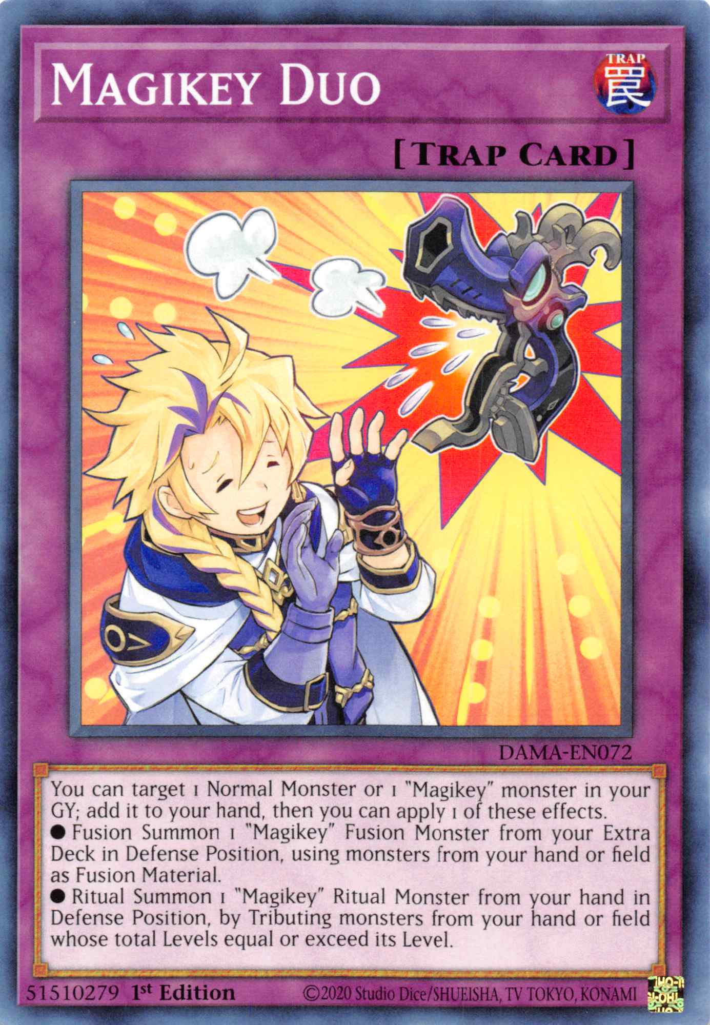 Magikey Duo [DAMA-EN072] Common | Jomio and Rueliete's Cards and Comics