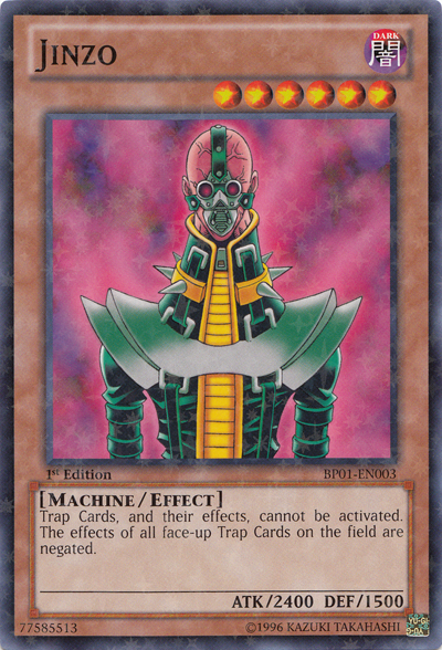 Jinzo [BP01-EN003] Starfoil Rare | Jomio and Rueliete's Cards and Comics