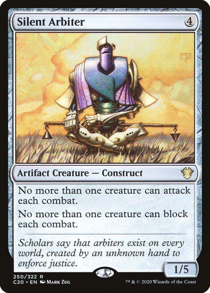 Silent Arbiter [Commander 2020] | Jomio and Rueliete's Cards and Comics