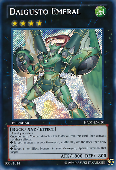Daigusto Emeral [HA07-EN020] Secret Rare | Jomio and Rueliete's Cards and Comics