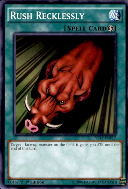 Rush Recklessly [YS15-ENF17] Common | Jomio and Rueliete's Cards and Comics