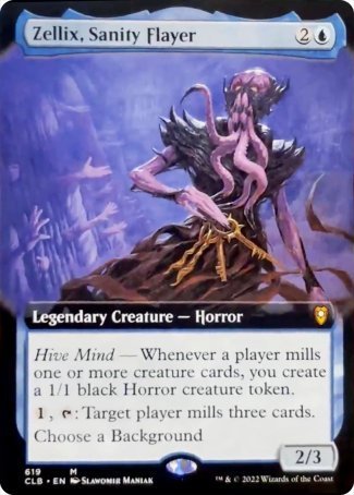 Zellix, Sanity Flayer (Extended Art) [Commander Legends: Battle for Baldur's Gate] | Jomio and Rueliete's Cards and Comics
