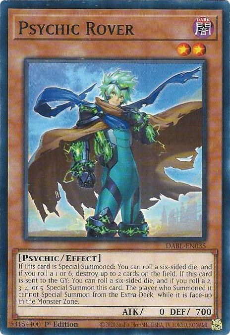 Psychic Rover [DABL-EN035] Common | Jomio and Rueliete's Cards and Comics