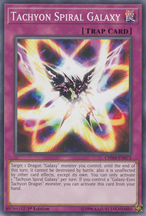 Tachyon Spiral Galaxy [CHIM-EN073] Common | Jomio and Rueliete's Cards and Comics