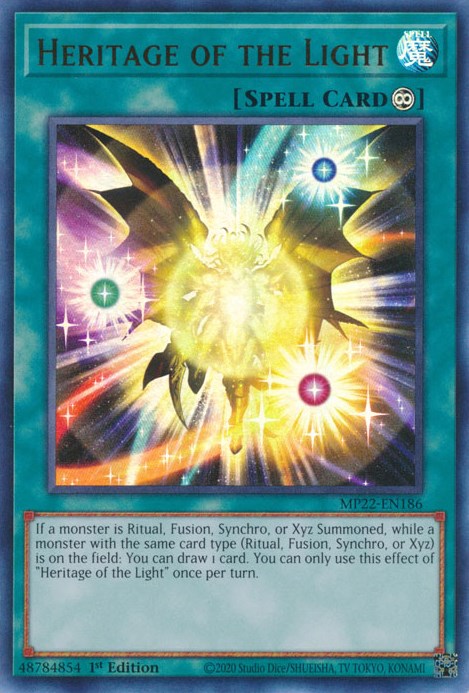 Heritage of the Light [MP22-EN186] Ultra Rare | Jomio and Rueliete's Cards and Comics