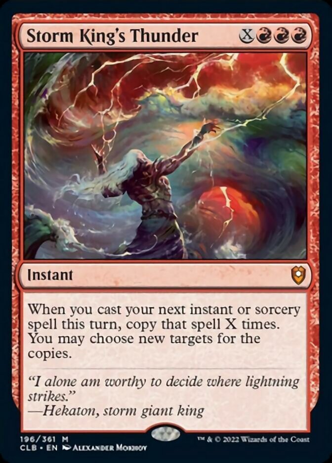 Storm King's Thunder [Commander Legends: Battle for Baldur's Gate] | Jomio and Rueliete's Cards and Comics
