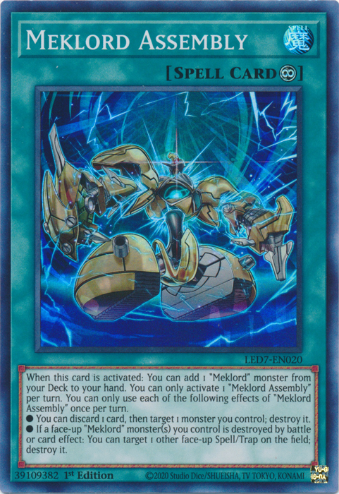 Meklord Assembly [LED7-EN020] Super Rare | Jomio and Rueliete's Cards and Comics