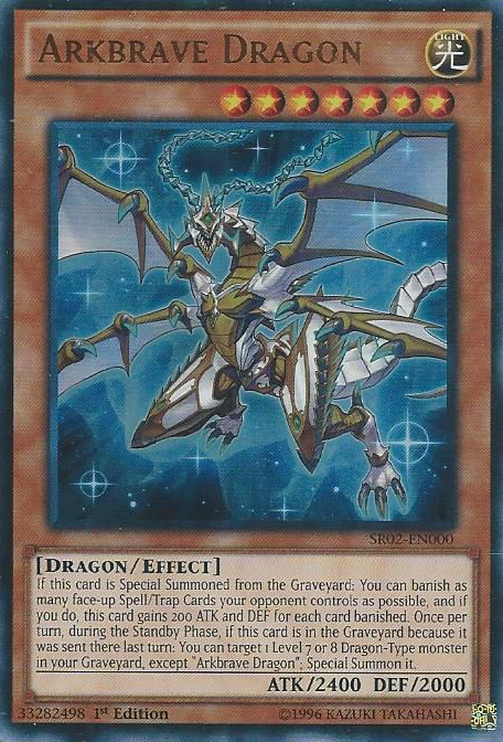 Arkbrave Dragon [SR02-EN000] Ultra Rare | Jomio and Rueliete's Cards and Comics