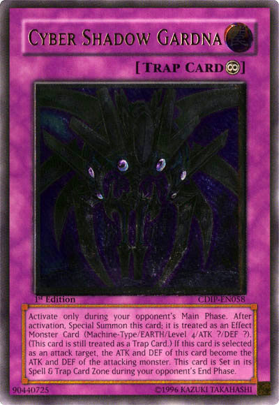 Cyber Shadow Gardna (UTR) [CDIP-EN058] Ultimate Rare | Jomio and Rueliete's Cards and Comics