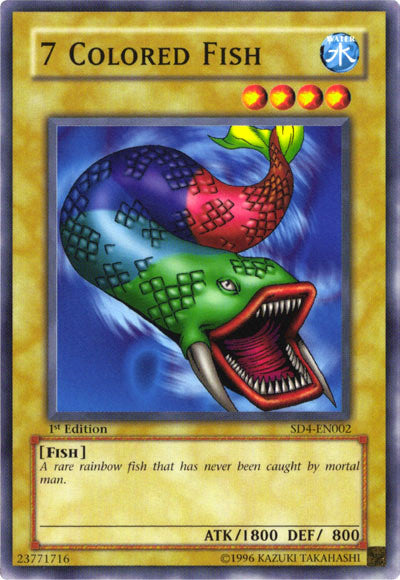 7 Colored Fish [SD4-EN002] Common | Jomio and Rueliete's Cards and Comics