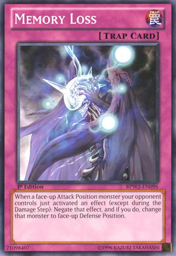 Memory Loss [BPW2-EN096] Common | Jomio and Rueliete's Cards and Comics