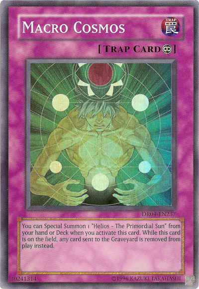 Macro Cosmos [DR04-EN237] Super Rare | Jomio and Rueliete's Cards and Comics