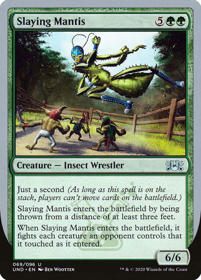 Slaying Mantis [Unsanctioned] | Jomio and Rueliete's Cards and Comics